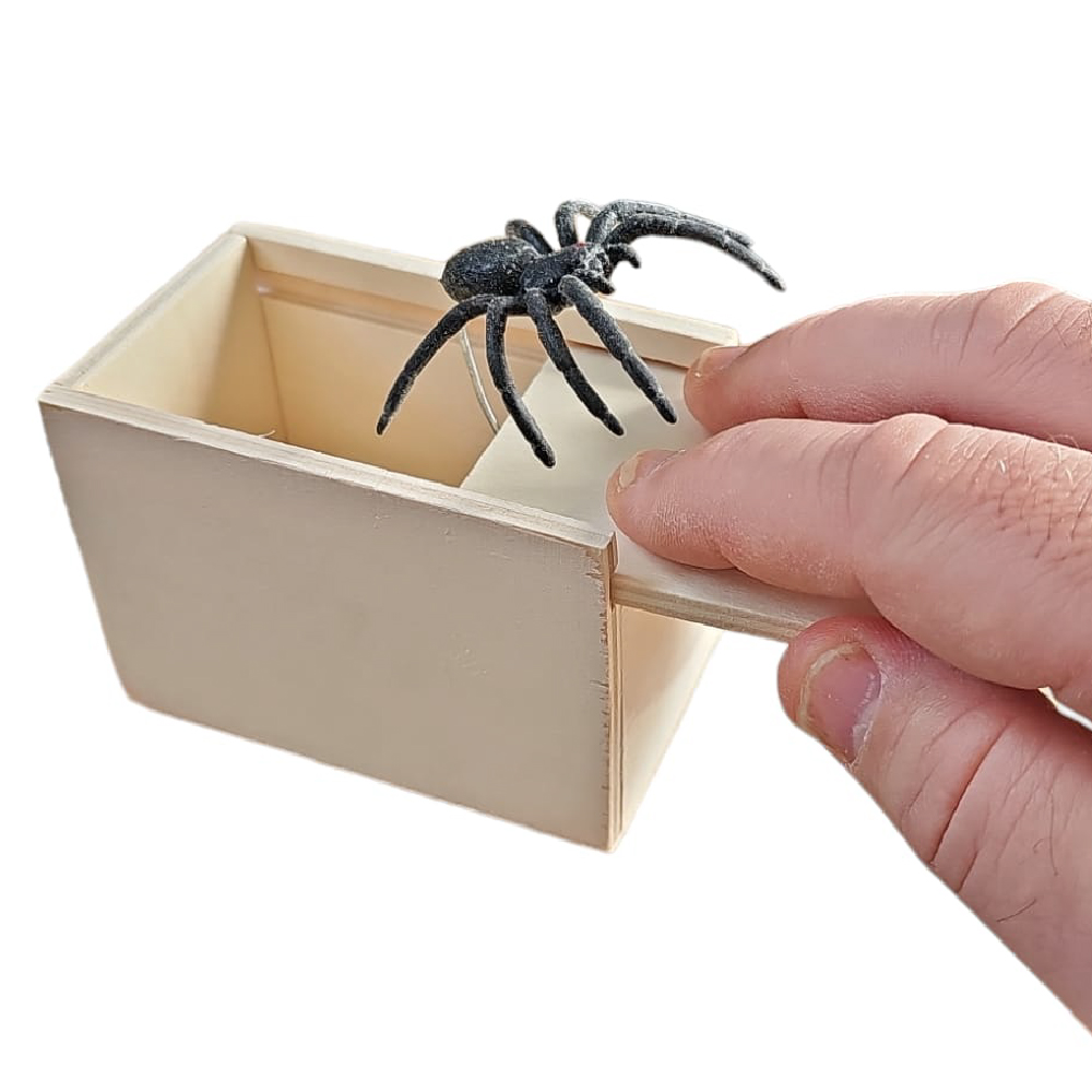 Spider in a Box with hand1000x1000